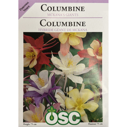 OSC Seeds Columbine McKana's Giants Pkg.