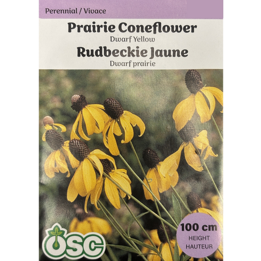 OSC Seeds Coneflower Prairie Yellow Pkg.