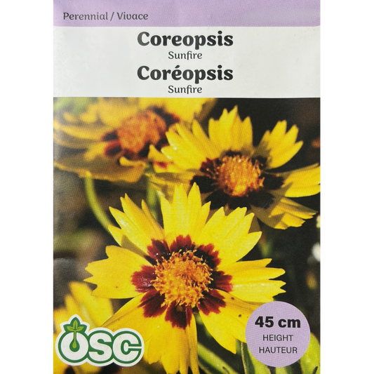 OSC Seeds Coreopsis Sunfire Pkg.