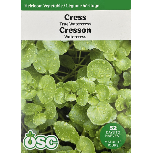 OSC Seeds Cress True Watercress Pkg.