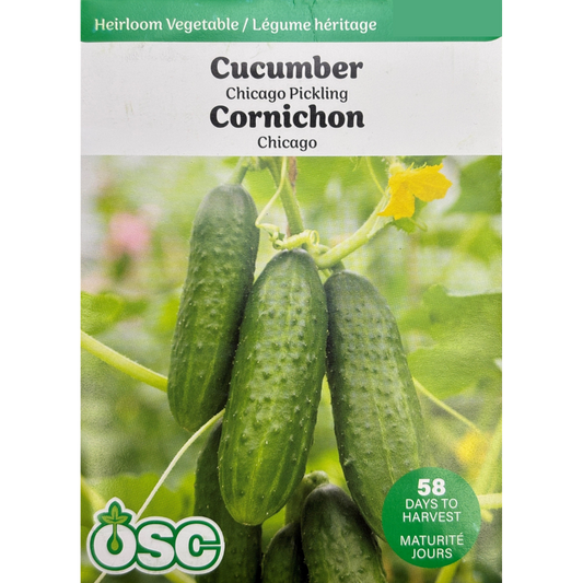 OSC Seeds Cucumber Chicago Pickling Pkg.