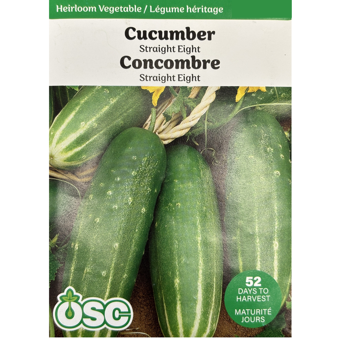 OSC Seeds Cucumber Straight Eight Pkg.