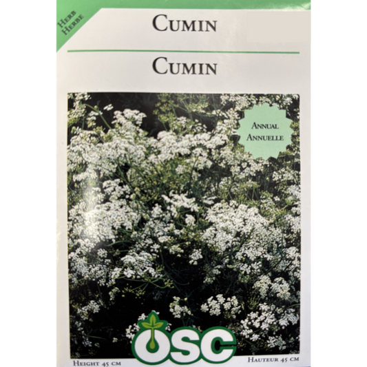 OSC Herb Seeds Cumin Pkg.