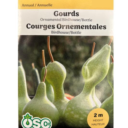 OSC Seeds Gourds Ornamental Birdhouse/Bottle Pkg.