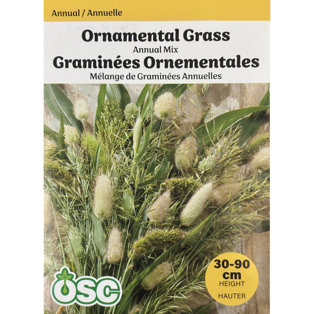 OSC Seeds Grass Ornamental Annual Mixture Pkg.
