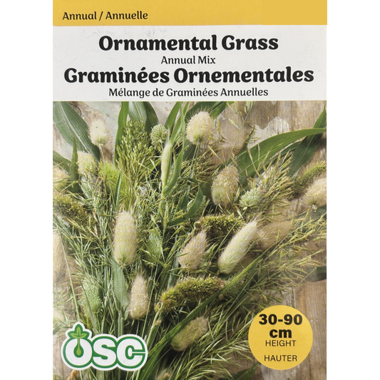 OSC Seeds Grass Ornamental Annual Mixture Pkg.