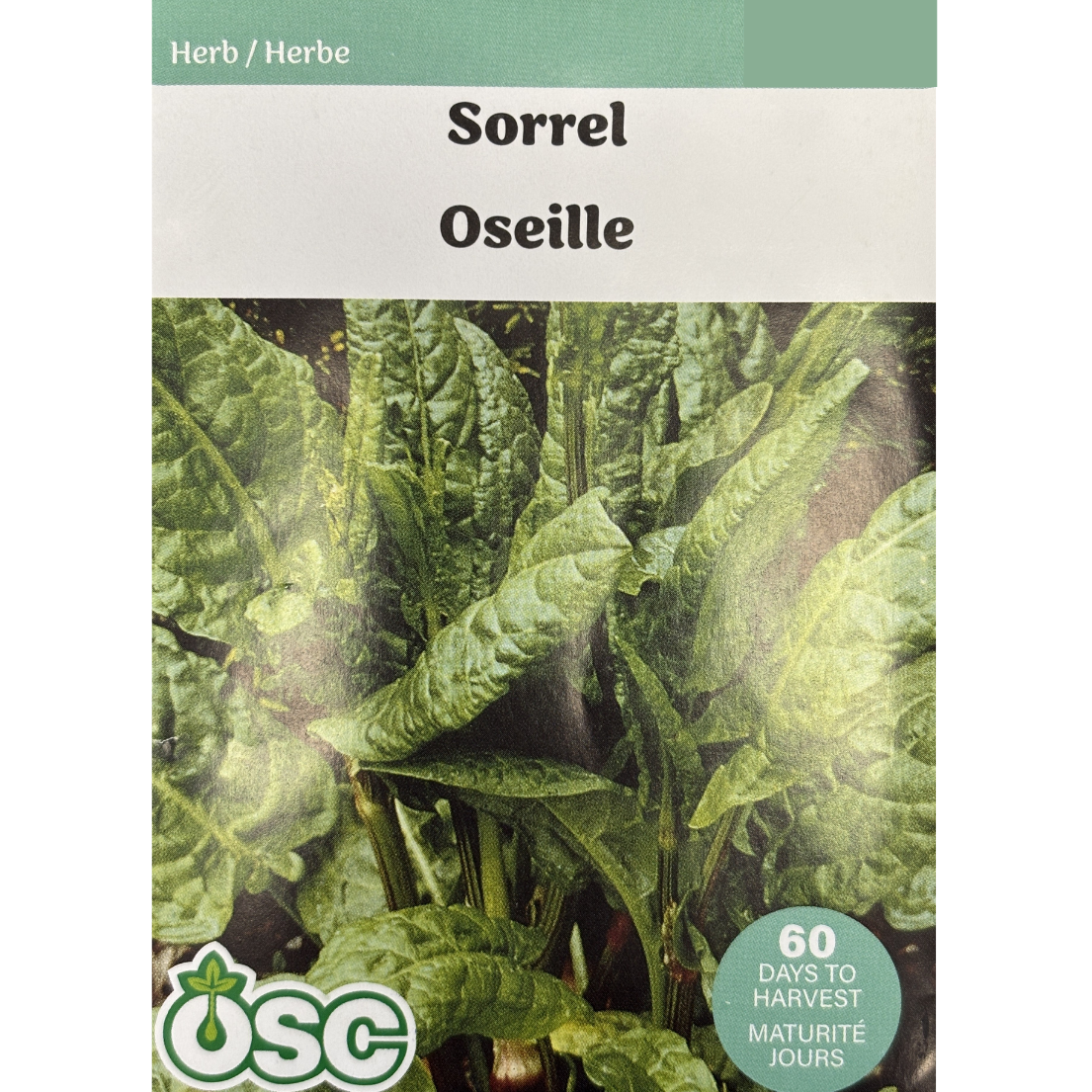 OSC Herb Seeds Sorrel Pkg.