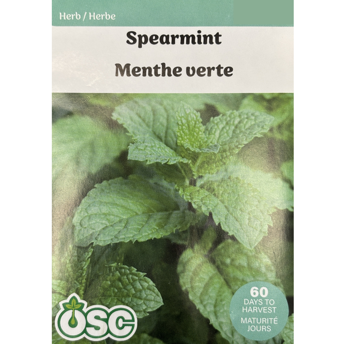 OSC Herb Seeds Spearmint Pkg.