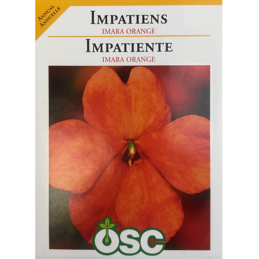 OSC Seeds Impatiens Orange Imara Pkg.