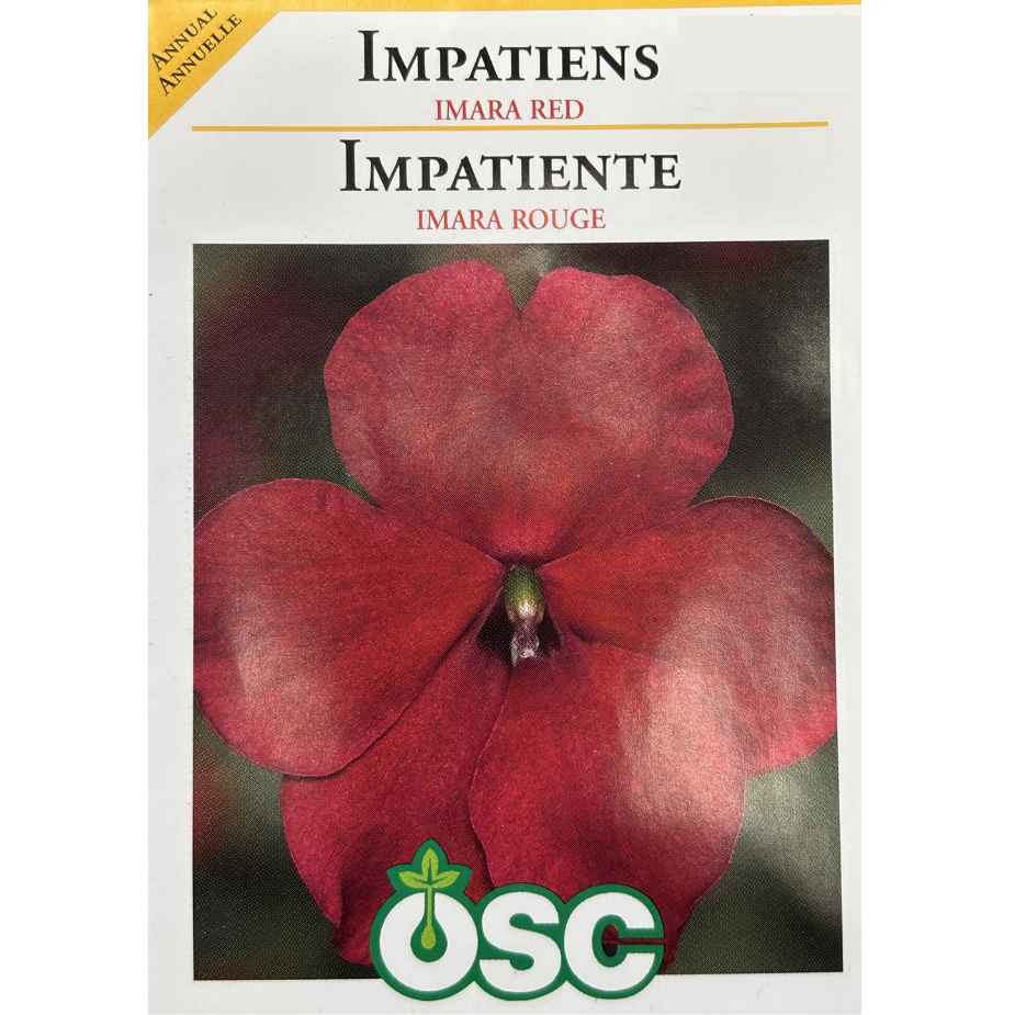 OSC Seeds Impatiens Imara Red Pkg.
