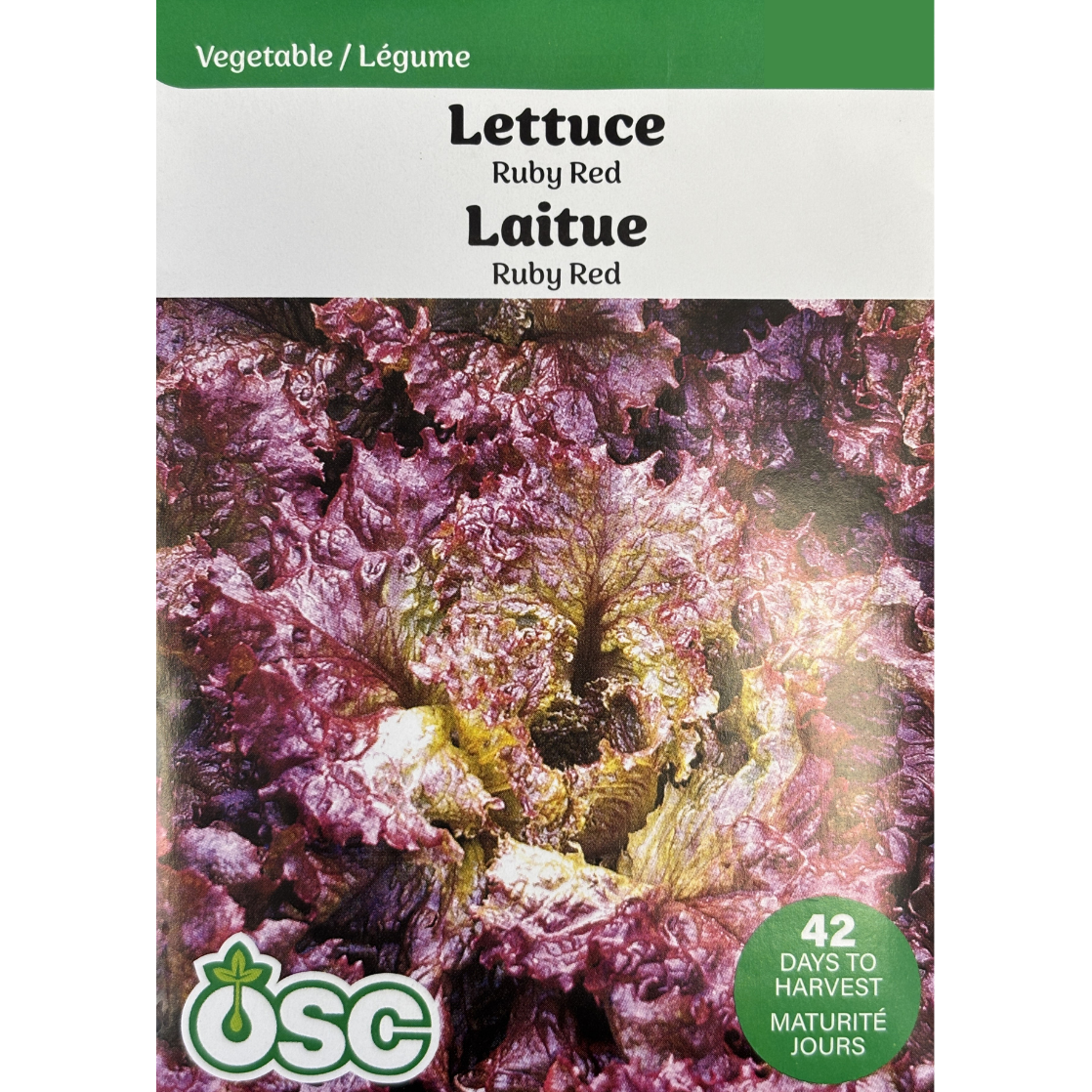 OSC Seeds Lettuce Ruby Red Pkg.