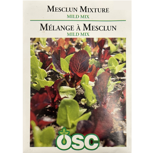 OSC Seeds Mesclun Mild Mix Pkg.
