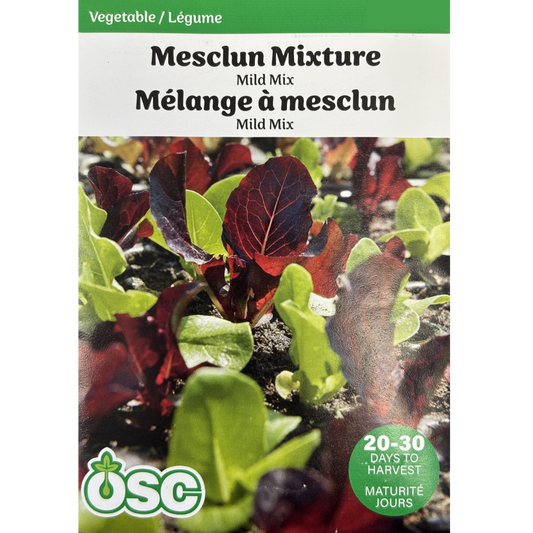 OSC Seeds Mesclun Mild Mix Pkg.