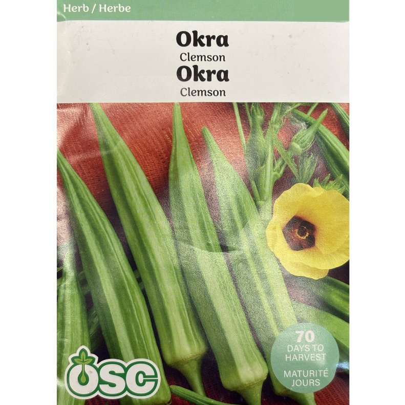 OSC Seeds Okra Clemson Pkg.