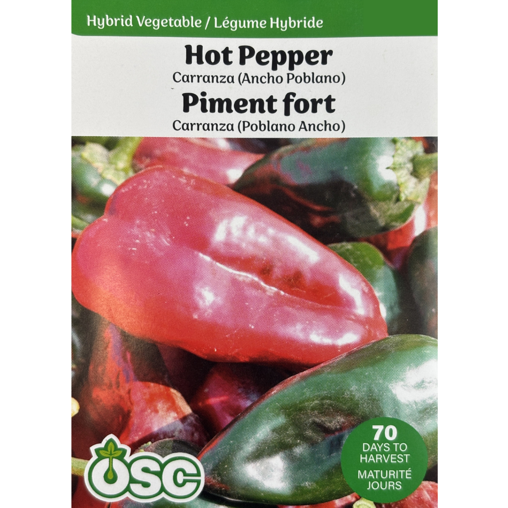 OSC Seeds Pepper Carranza Pkg.