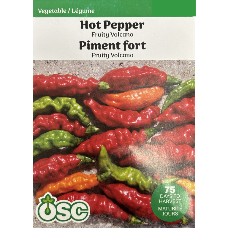 OSC Seeds Pepper Fruity Volcano Hot Pkg.