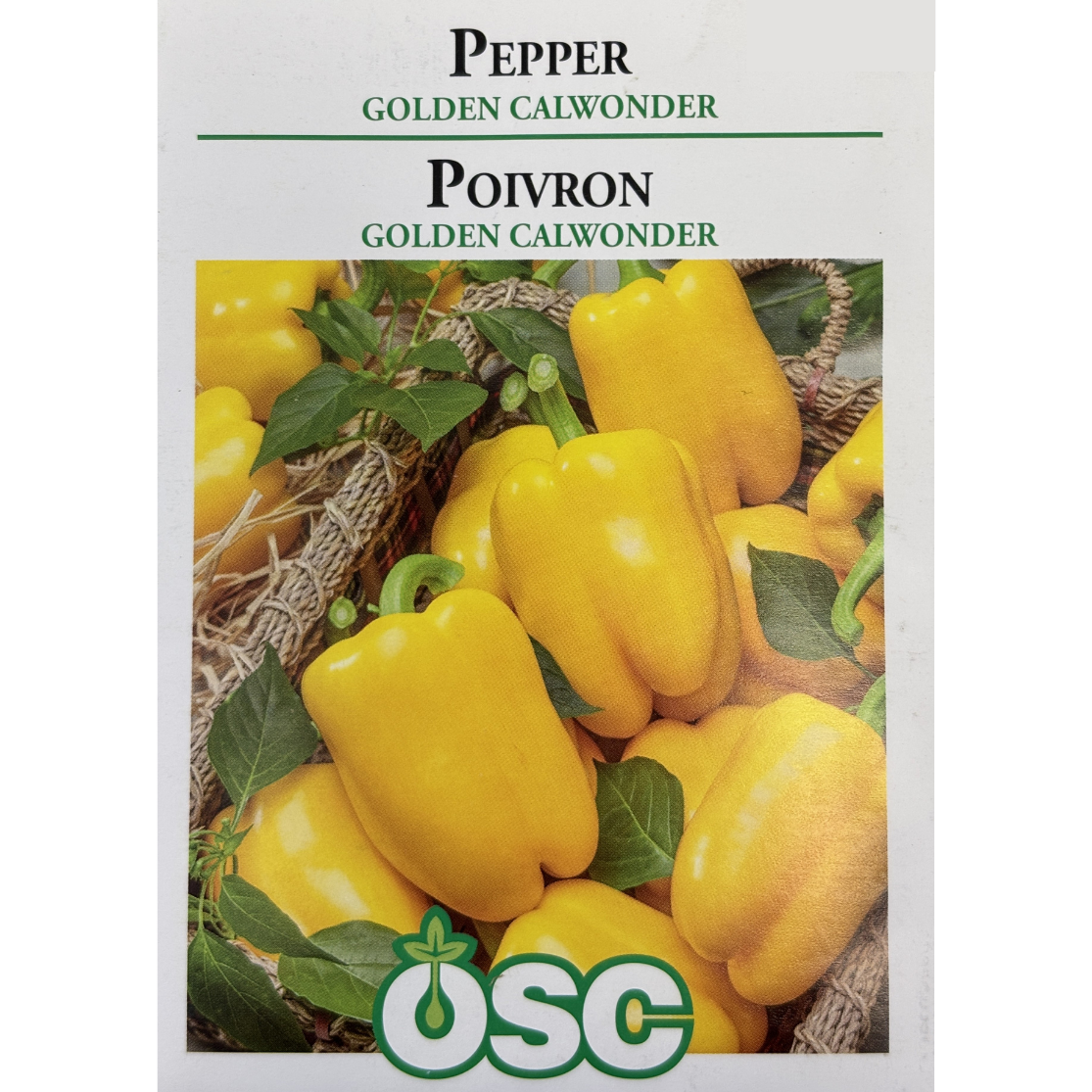 OSC Seeds Pepper Calwonder Golden Pkg.