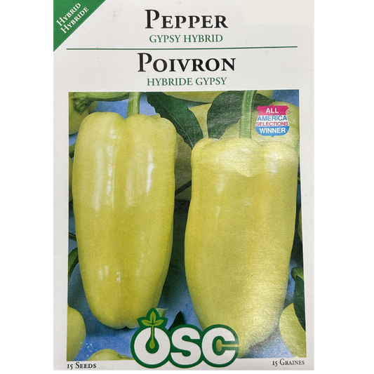 OSC Seeds Pepper Gypsy Hybrid Pkg.