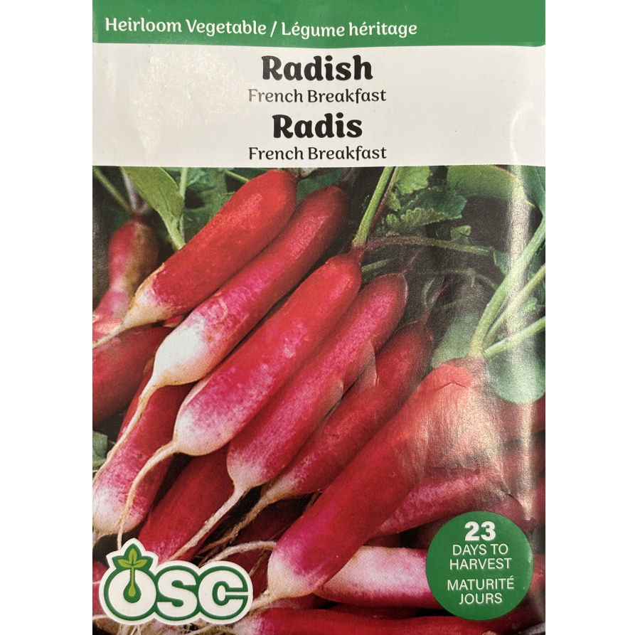 OSC Seeds Radish French Breakfast Pkg.