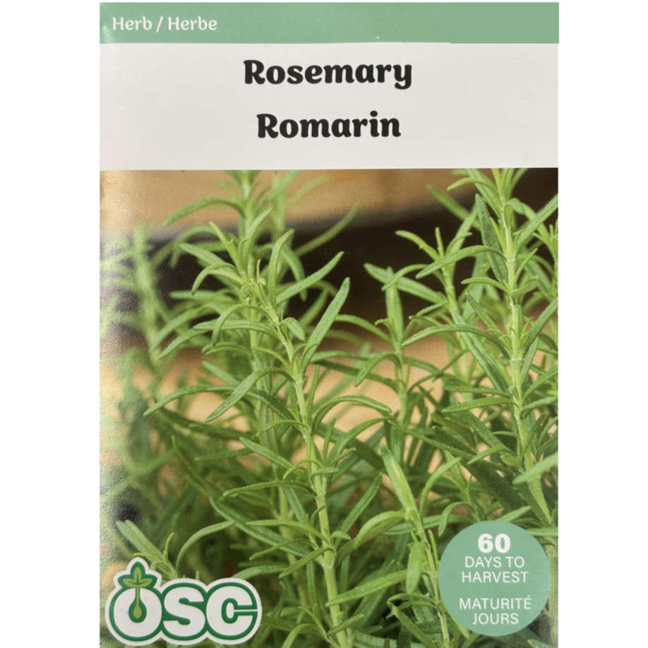 OSC Herb Seeds Rosemary Pkg.