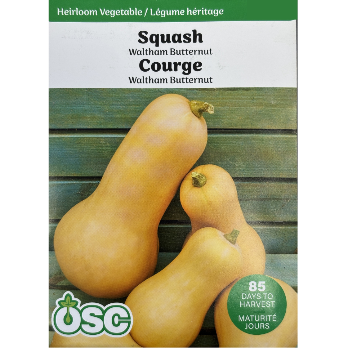 OSC Seeds Squash Waltham Butternut Pkg.