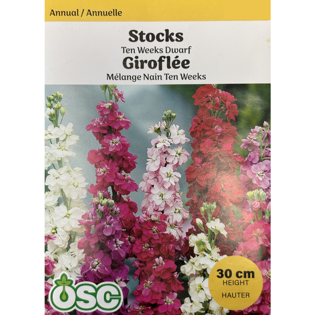 OSC Seeds Stocks Ten Weeks Pkg.