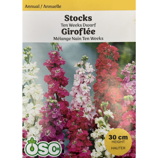 OSC Seeds Stocks Ten Weeks Pkg.