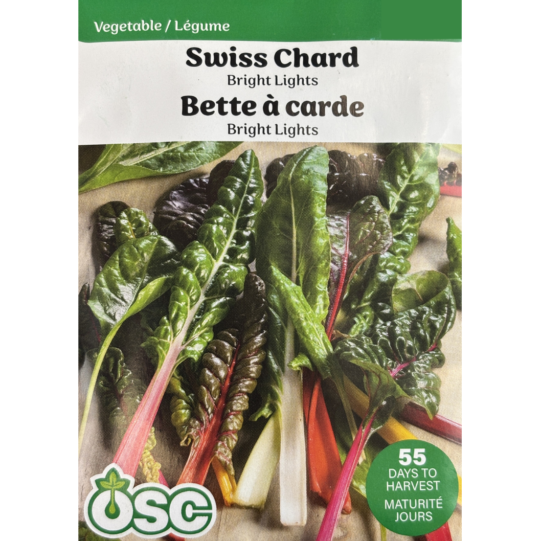OSC Seeds Swiss Chard Bright Lights Pkg.