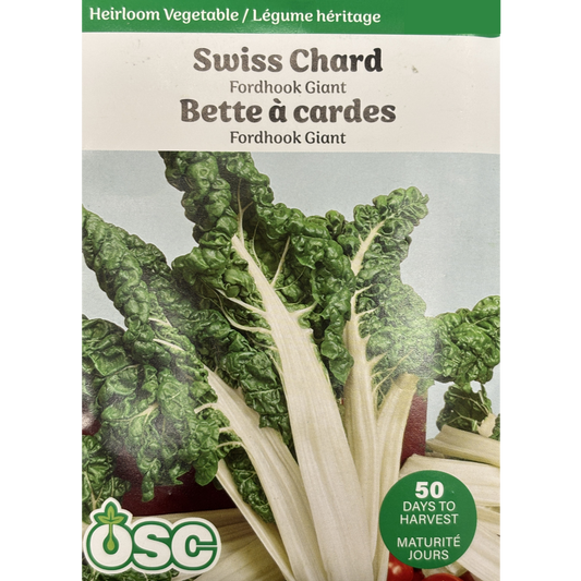 OSC Seeds Swiss Chard Fordhook Giant Pkg.