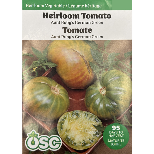 OSC Seeds Tomato Aunt Ruby's German Green Pkg.