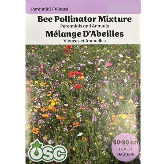 OSC Seeds Mix Bee Pollinator Perennials and Annuals Pkg.