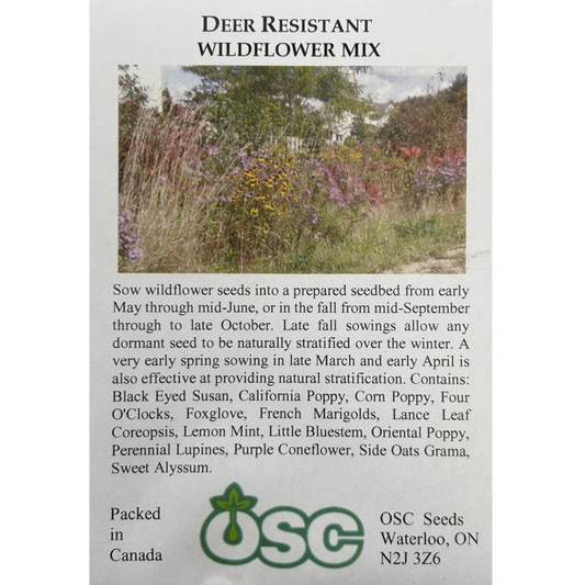 OSC Seeds Wildflower Mix Deer Resistant Pkg.