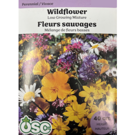 OSC Seeds Mix Wildflowers Low Growing Pkg.