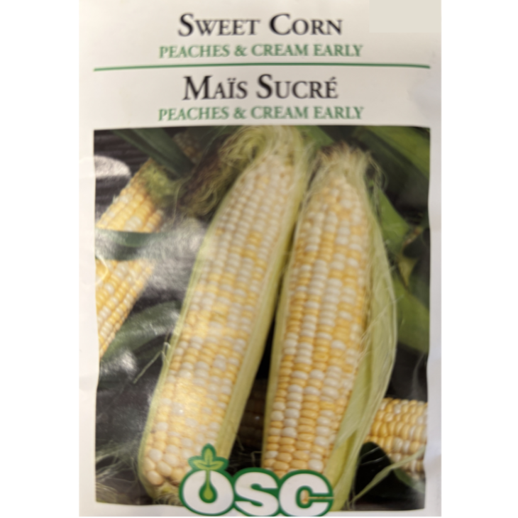 OSC Seeds Corn Peaches and Cream Early Pkg.