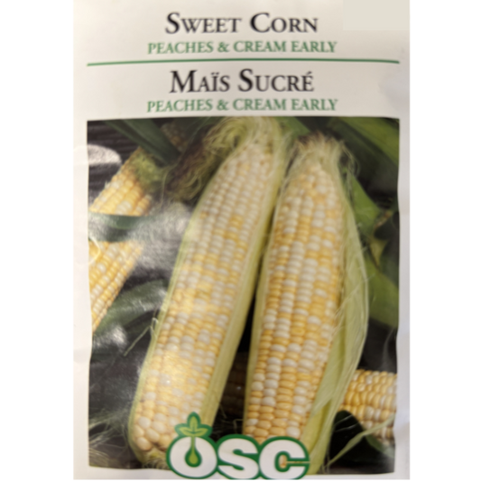 OSC Seeds Corn Peaches and Cream Early Pkg.