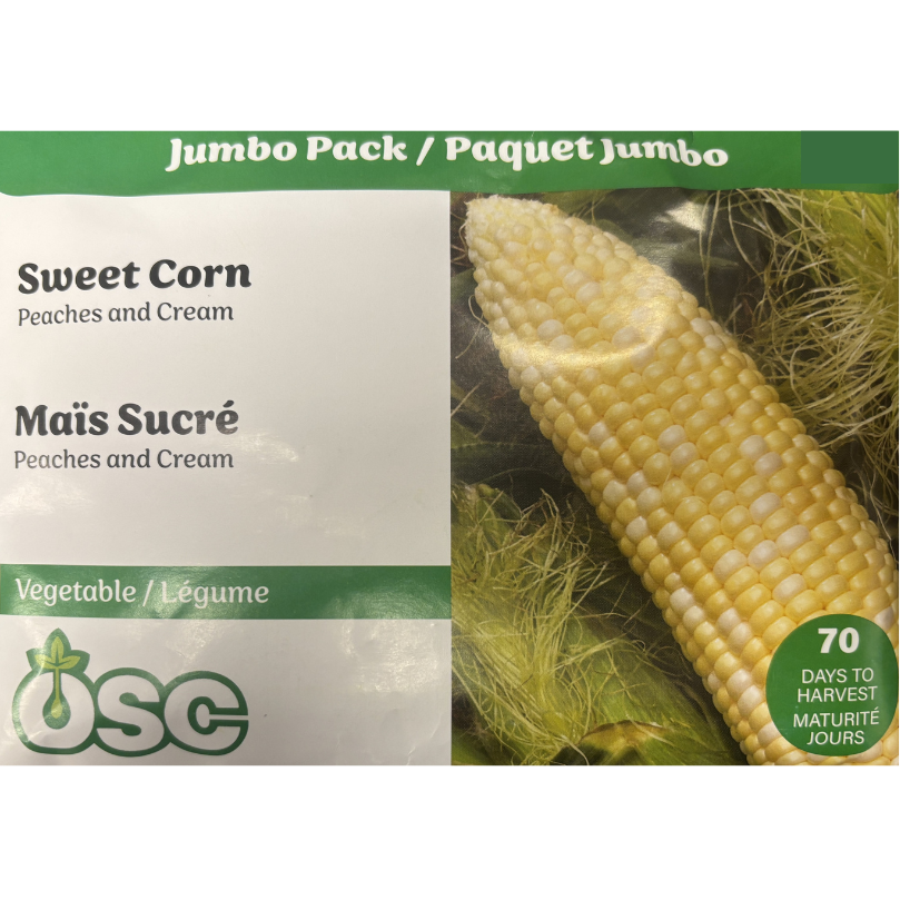 OSC Seeds Corn Peaches and Cream Early Pkg.