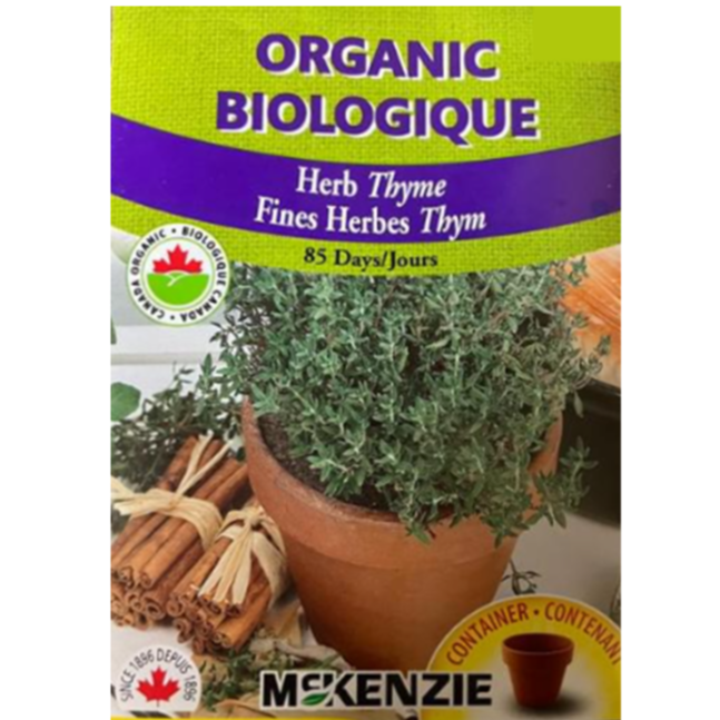 McKenzie Organic Seeds Thyme Pkg