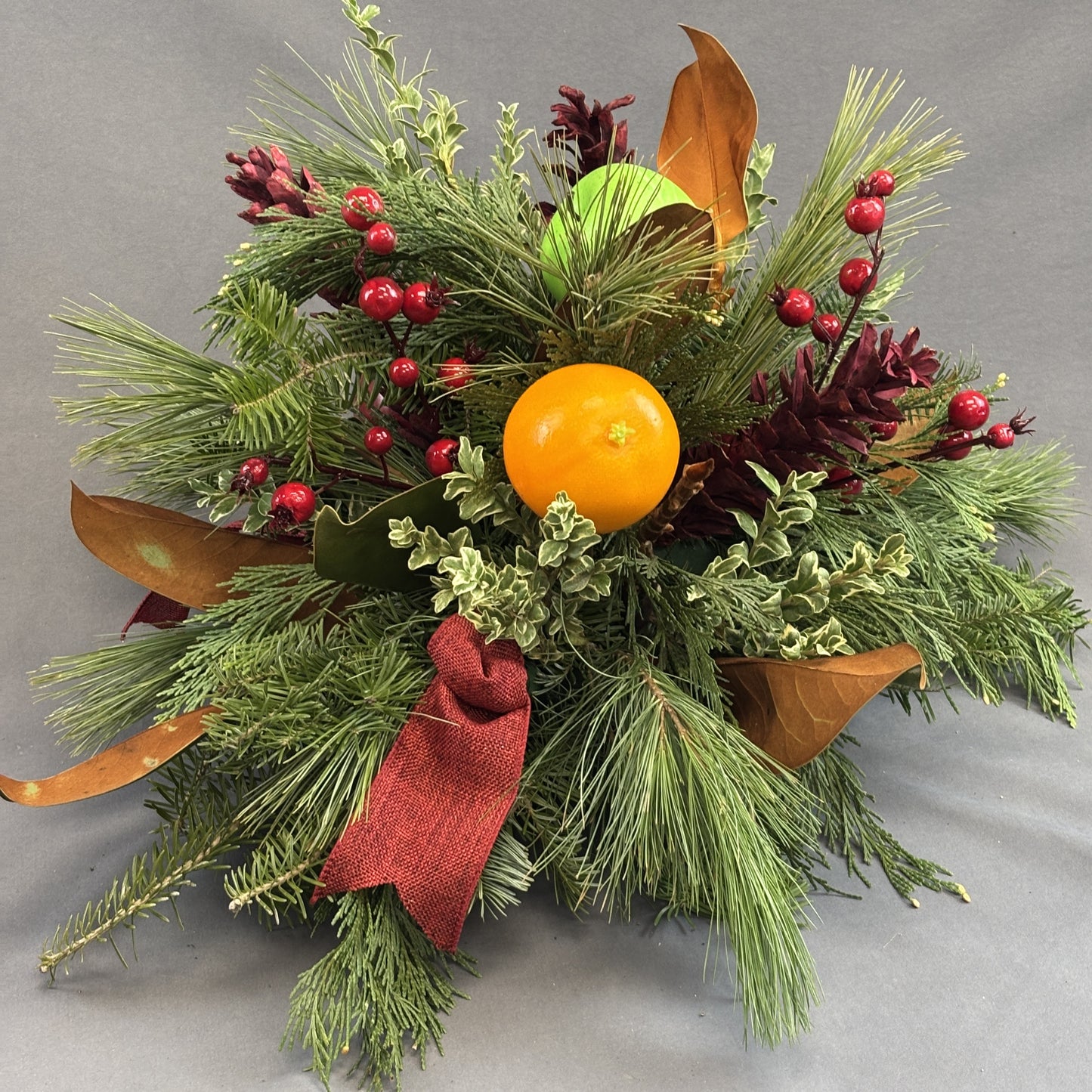 Fresh Greens Centrepiece Fruit and Berries