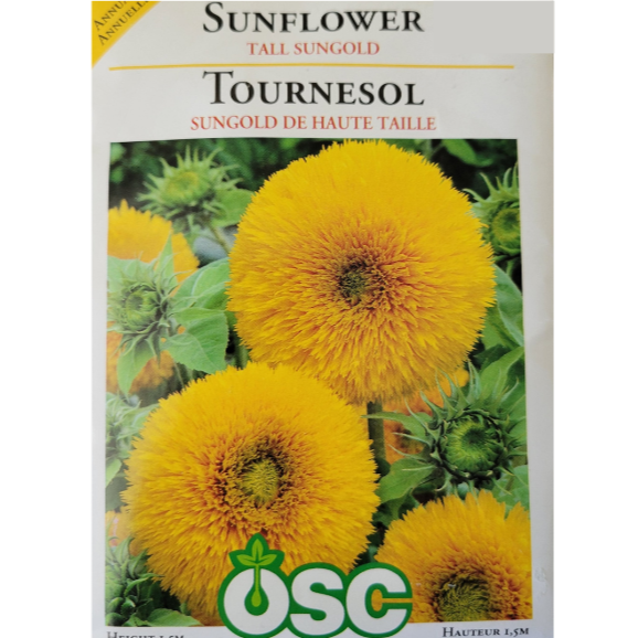 OSC Seeds Sunflower Tall Sungold Pkg