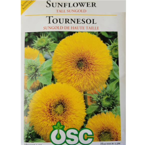 OSC Seeds Sunflower Sungold Tall Pkg.