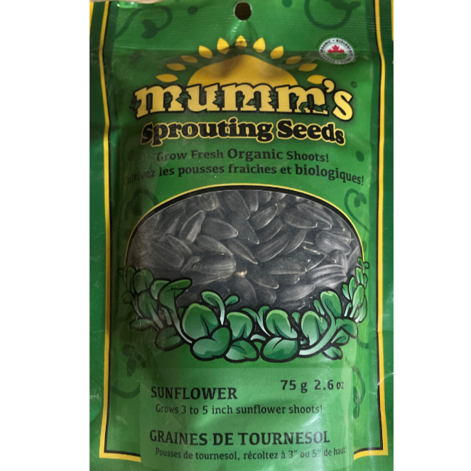 Mumm's Sprouts Sunflower Shoots Microgreens 75g