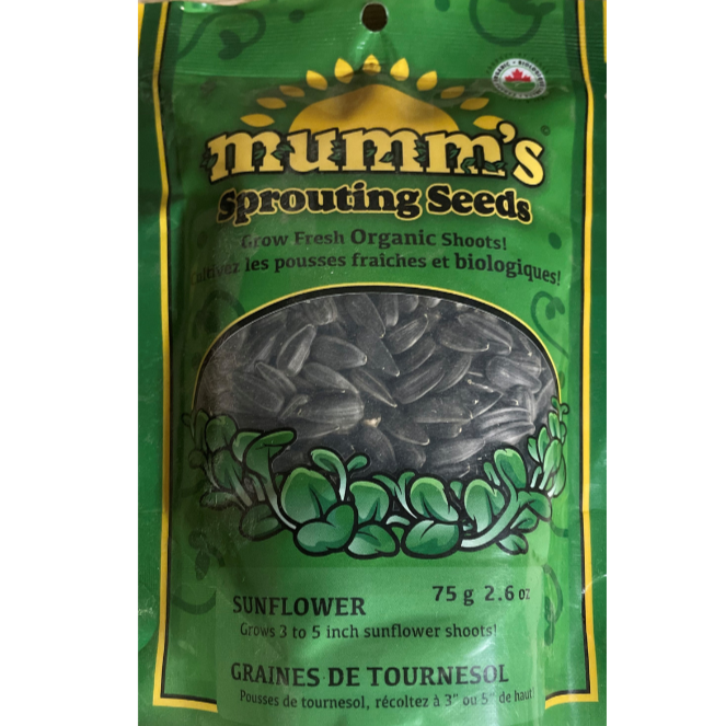 Mumm's Sprouts Sunflower Shoots Microgreens