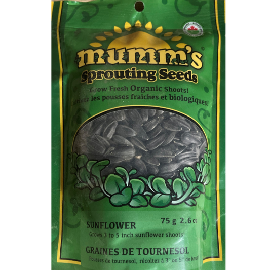 Mumm's Sprouts Sunflower Shoots Microgreens