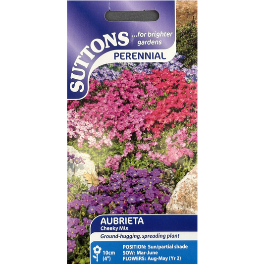 Suttons Seed Aubrieta Cheeky Mix Pkg.