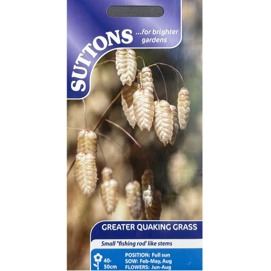 Suttons Seed Grass Greater Quaking Pkg.