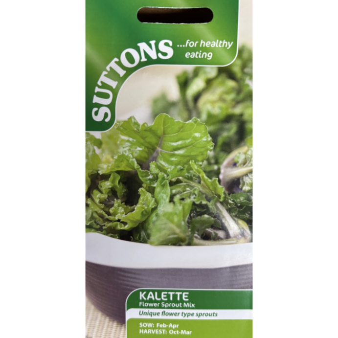 Suttons Seed Kalette Flower Sprout Mix Pkg.