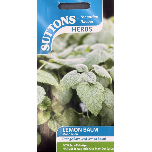 Suttons Seed Lemon Balm Mandarina Pkg.
