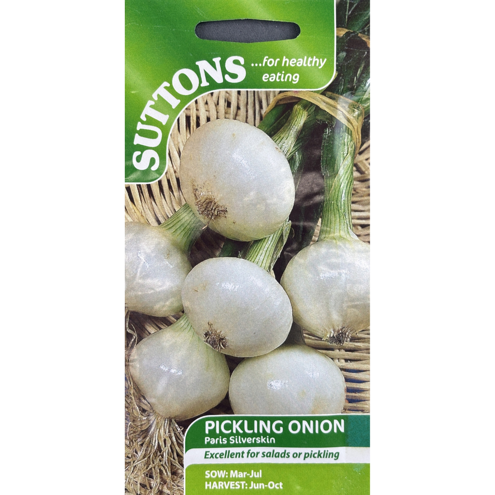 Suttons Seed Onion Paris Silverskin Pkg.