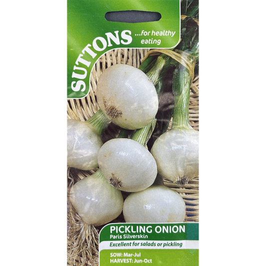 Suttons Seed Onion Paris Silverskin Pkg.