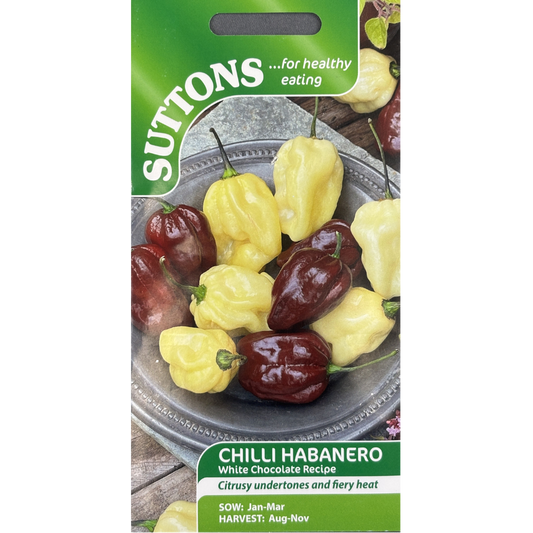Suttons Seed Chilli Habanero Pkg.